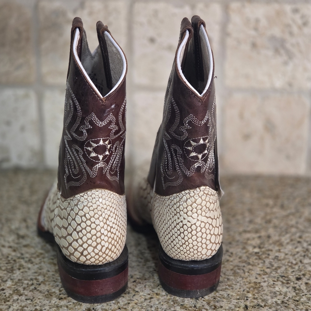 Pistolero Kids Phyton Cowboy Boots - Picture 3 of 10